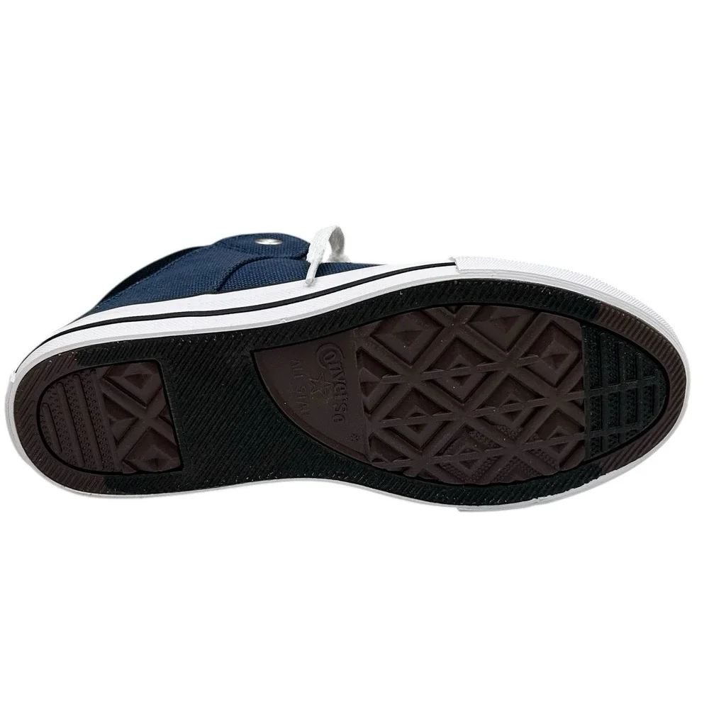 Converse Chuck Taylor All Star Youth Boy's Slip on Shoes Size 2 Navy Blue-Black